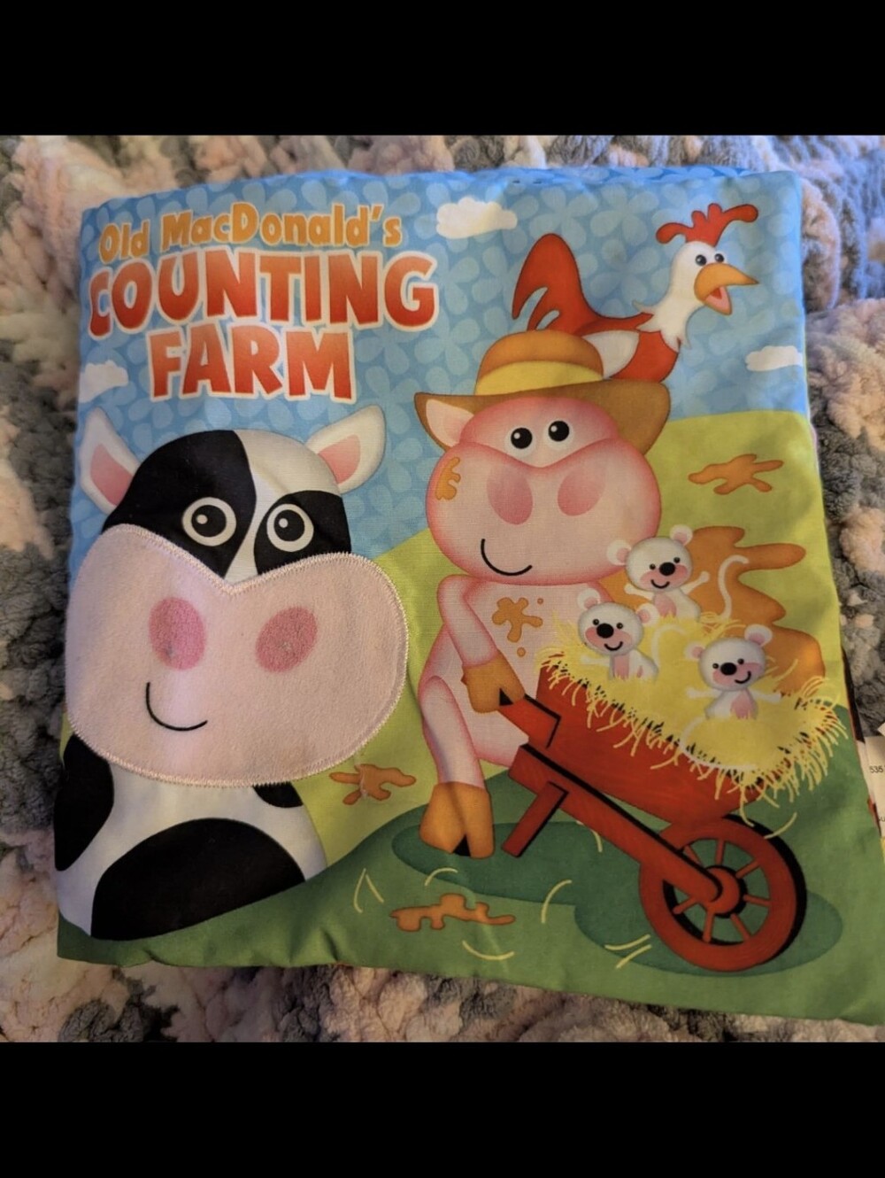 Old McDonald's Cloth Counting Book for Babys/Toddlers